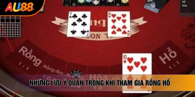 Những lưu ý quan trọng khi tham gia rồng hổ Những lưu ý quan trọng khi tham gia rồng hổ